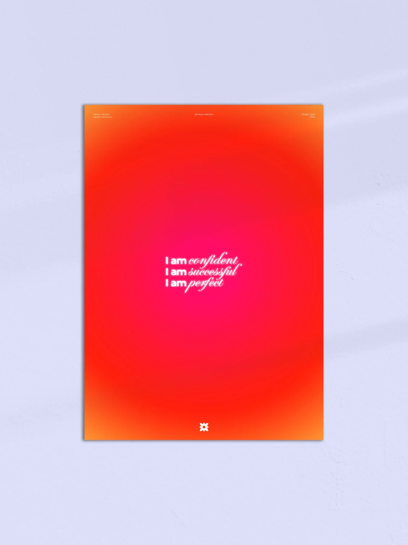 Art wall Frame – I am confident