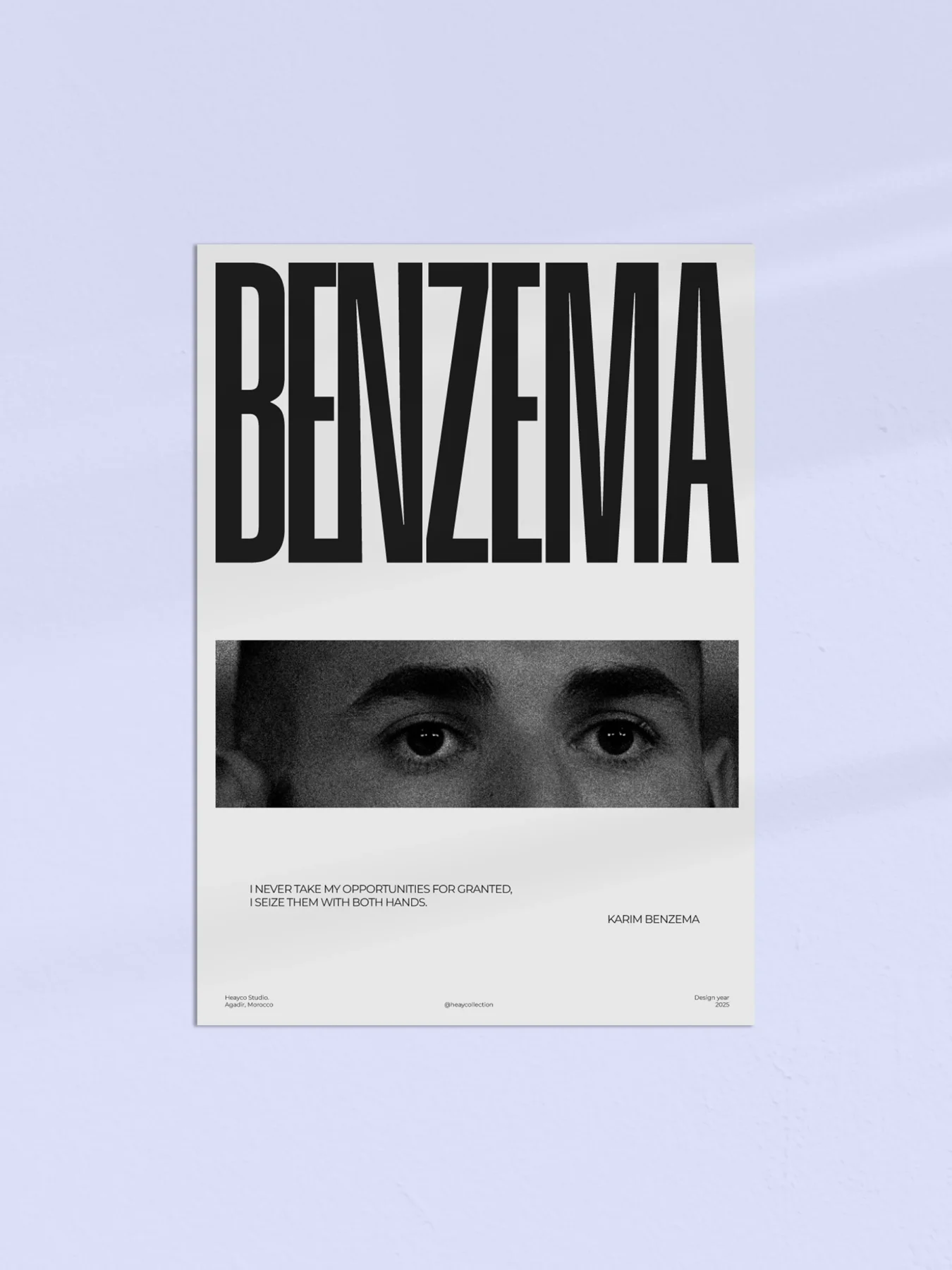 Art wall Frame – Karim Benzema
