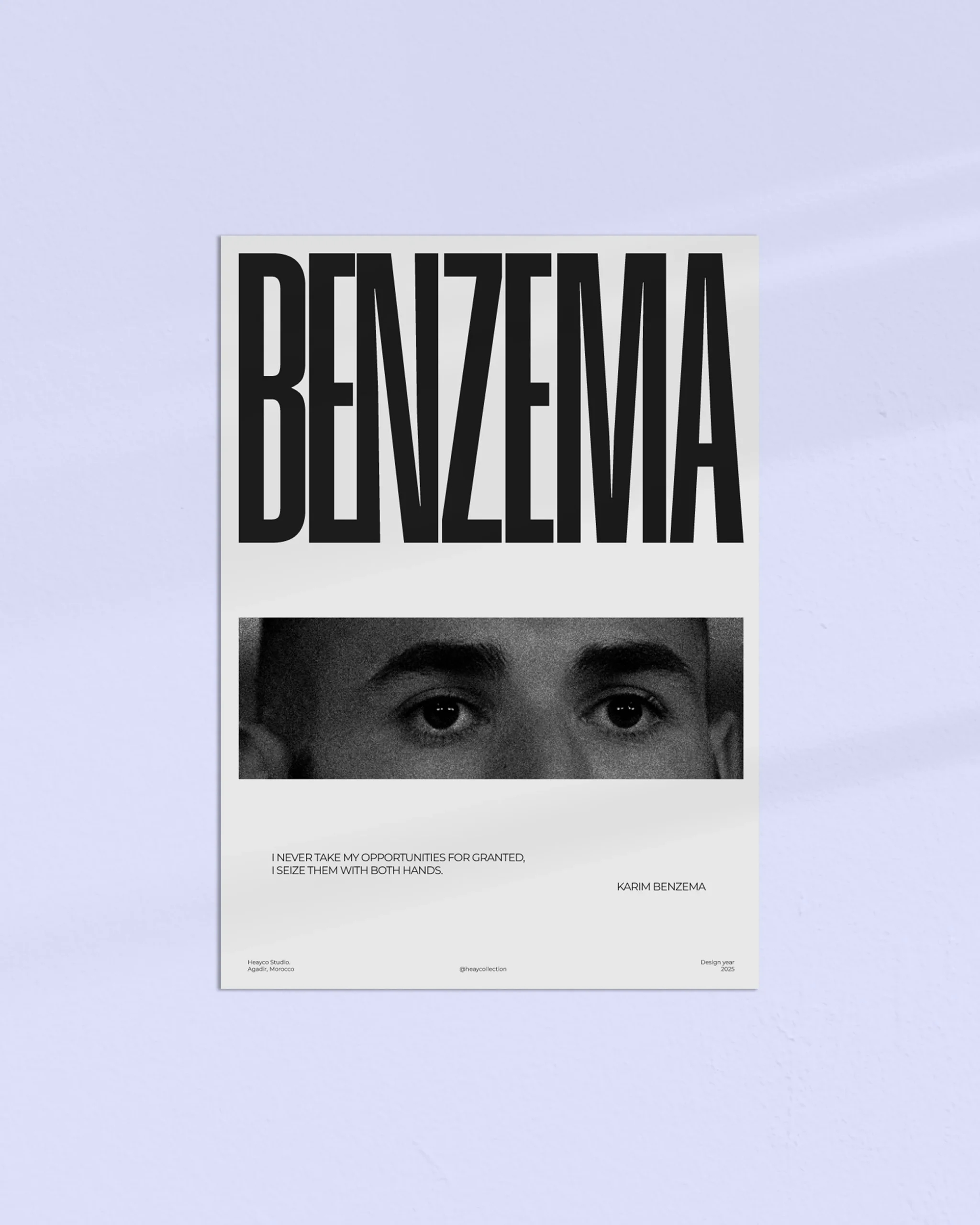 Art wall Frame – Karim Benzema